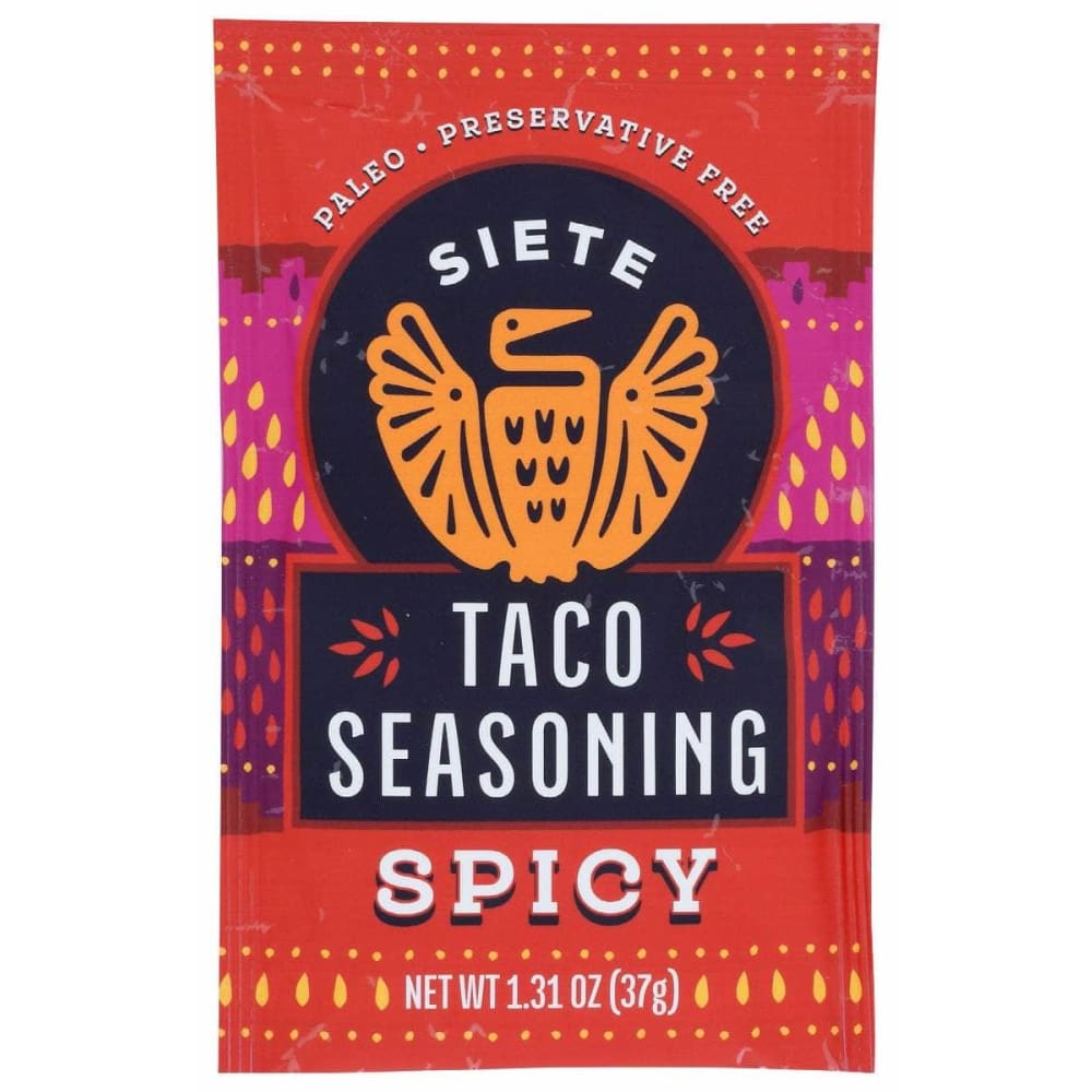 SIETE SIETE Seasoning Taco Spicy, 1.3 oz