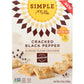 Simple Mills Simple Mills Cracked Black Pepper Almond Flour Crackers, 4.25 oz