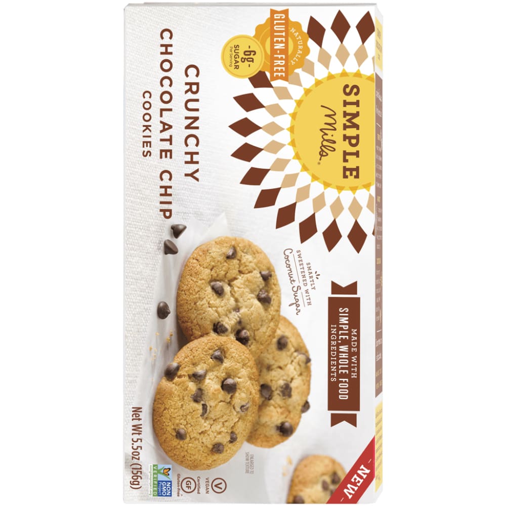 Simple Mills Simple Mills COOKIES CRNCHY CHOC CHIP (5.500 OZ)