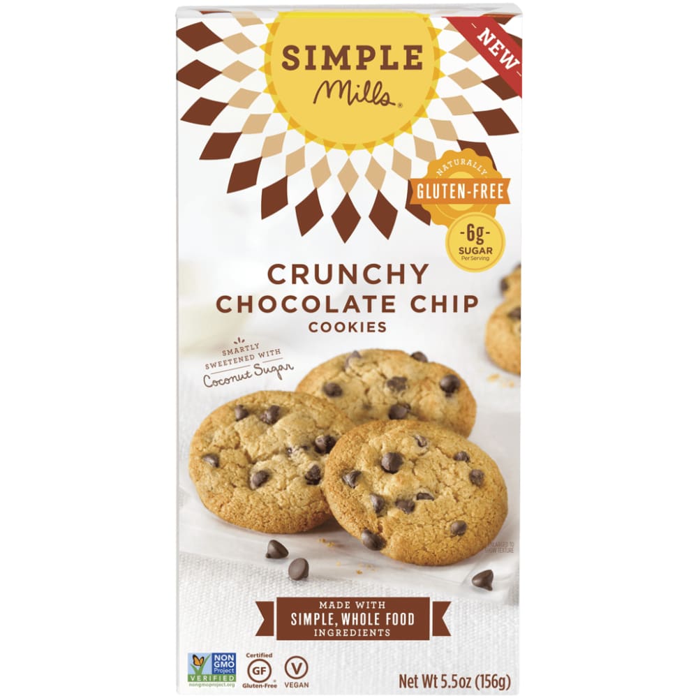 Simple Mills Simple Mills COOKIES CRNCHY CHOC CHIP (5.500 OZ)