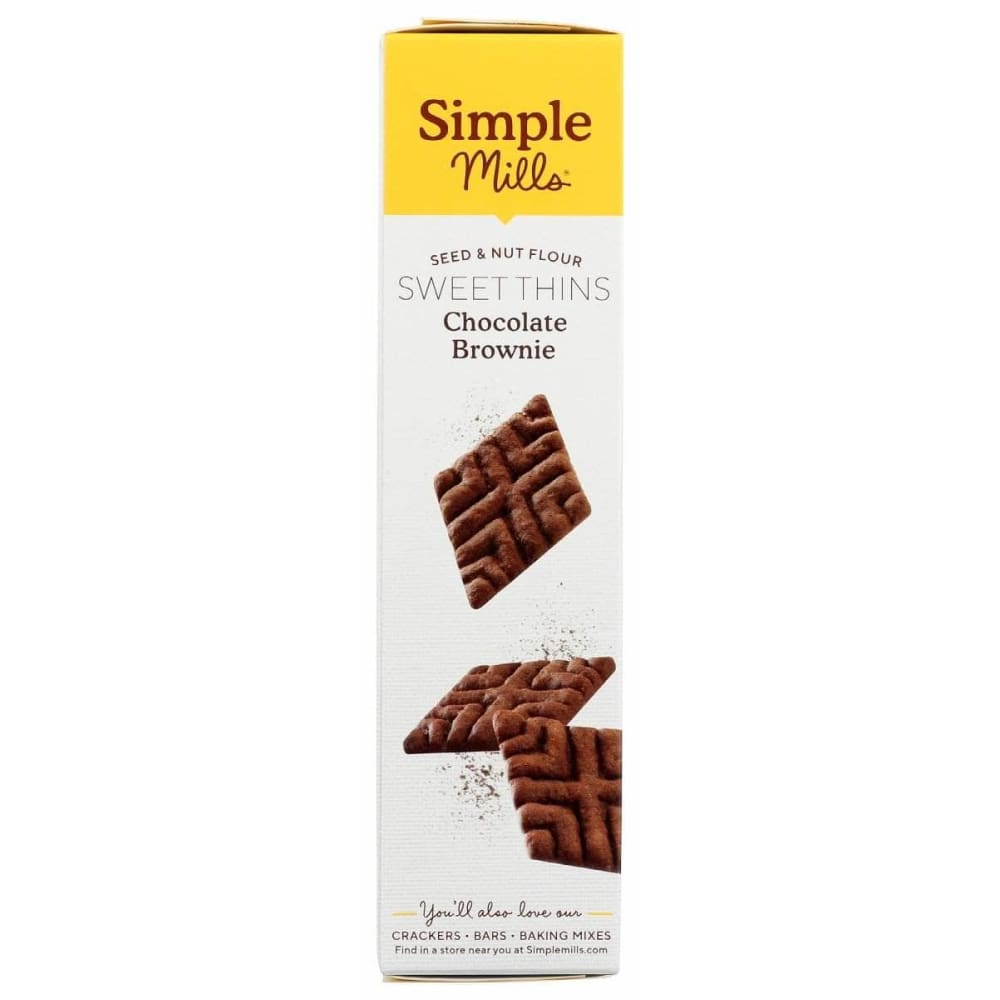 SIMPLE MILLS Simple Mills Sweet Thins Choco Brownie, 4.25 Oz