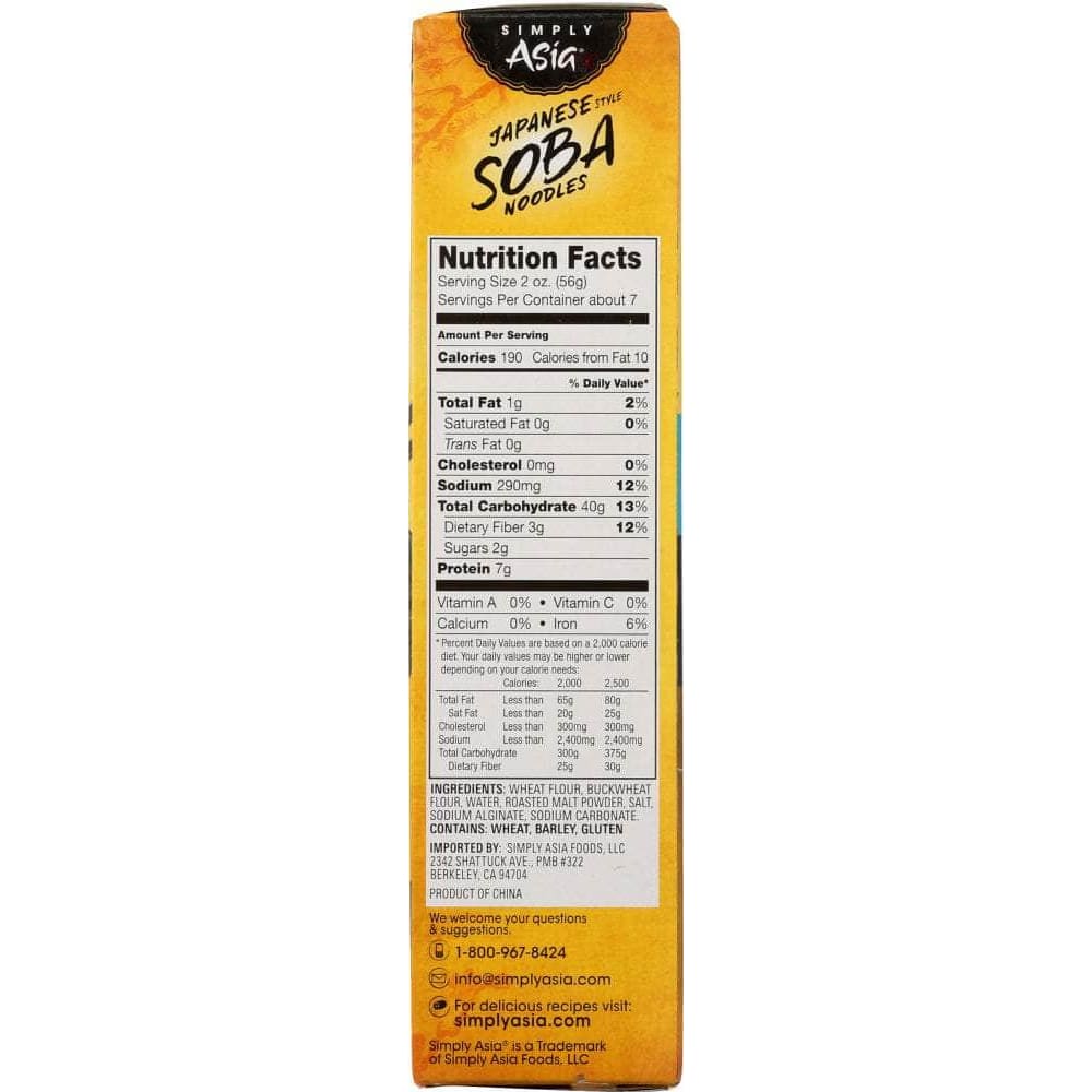 Simply Asia Simply Asia Noodles Soba Dry, 14 oz