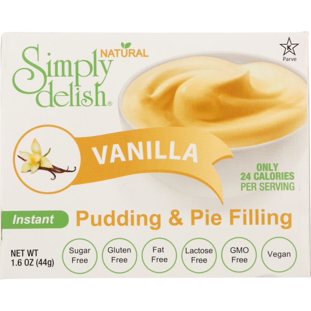 SIMPLY DELISH: MIX PDDNG PIE VANLA NSGR (1.700 OZ) (Pack of 6) - MONTHLY SPECIALS > Chocolate Desserts and Sweets - SIMPLY DELISH