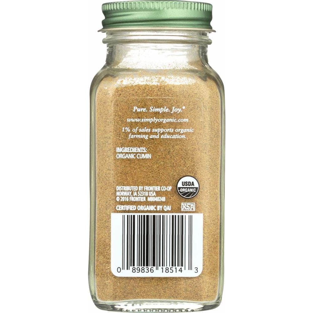 Simply Organic Simply Organic Ground Cumin Seed, 2.31 Oz