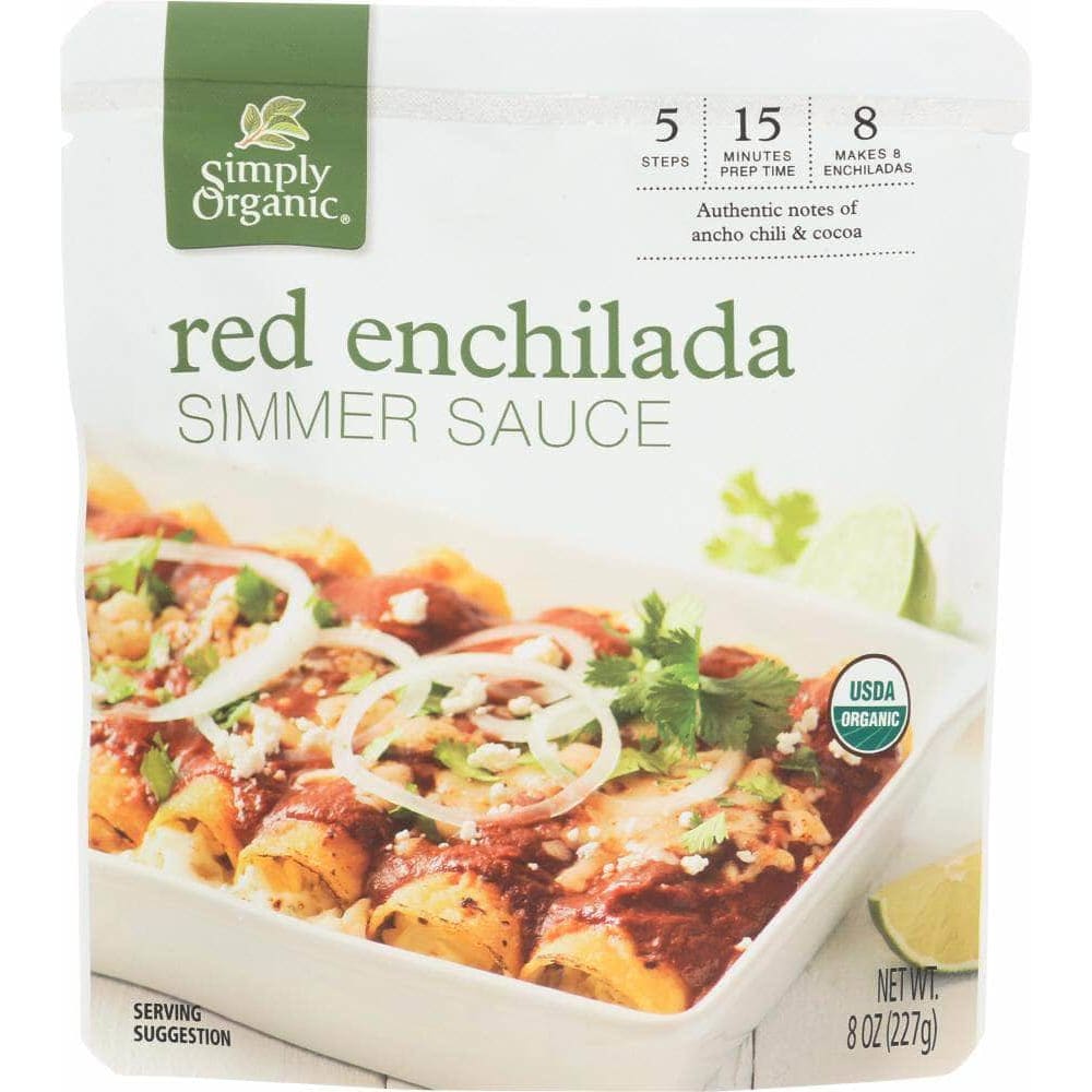 Simply Organic Simply Organic Sauce Red Enchilada Simmer Organic, 8 oz