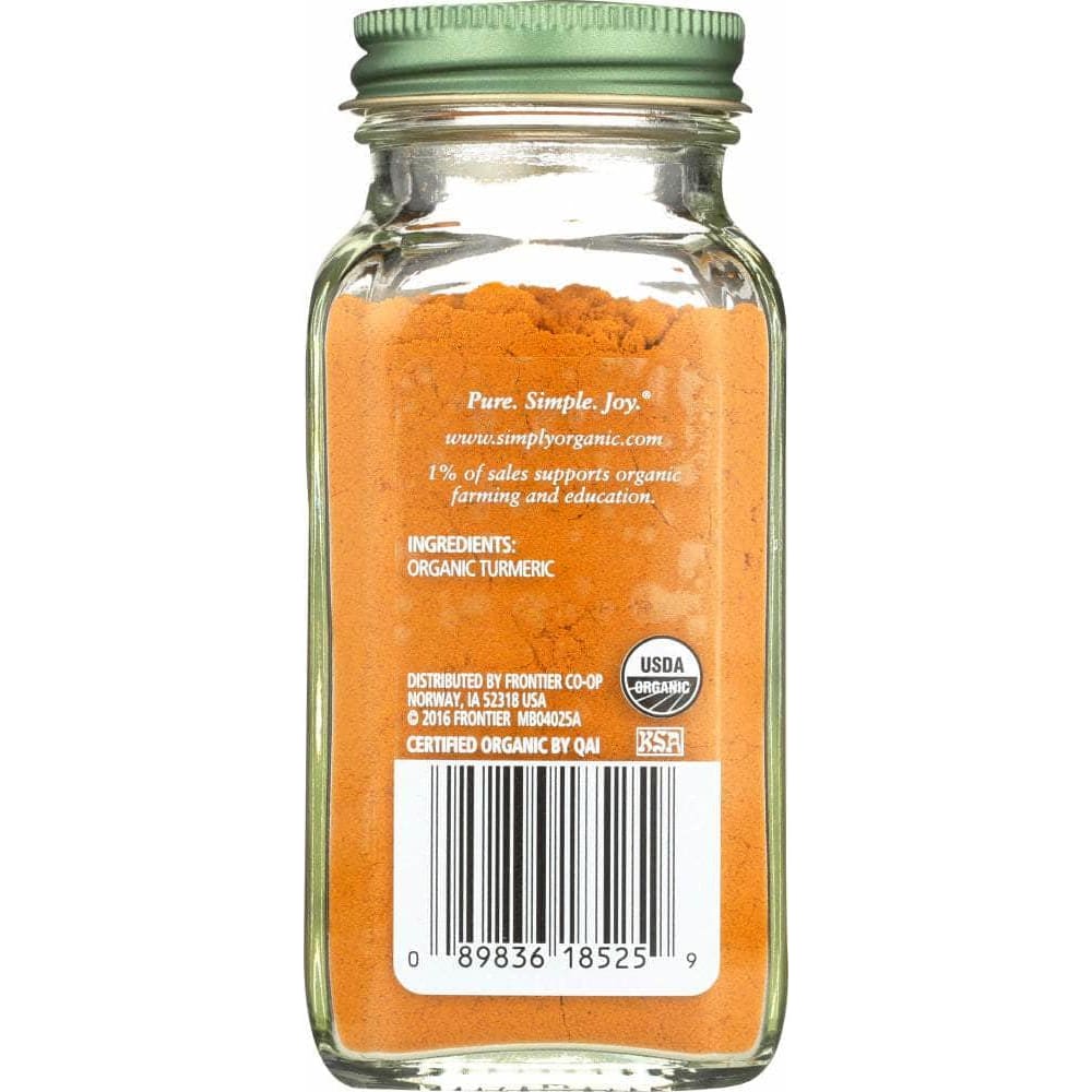 Simply Organic Simply Organic Turmeric, 2.38 Oz