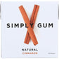 Simplygum Simplygum Natural Cinnamon Gum, 15 pc