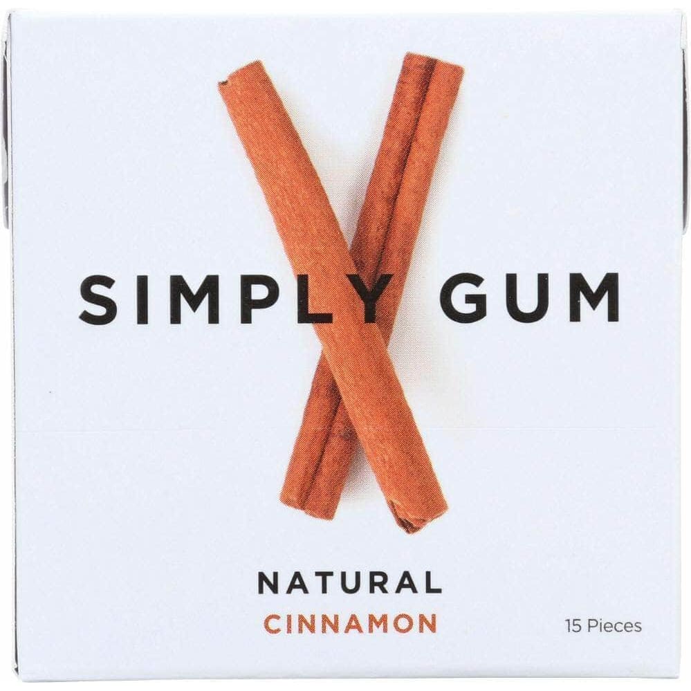 Simplygum Simplygum Natural Cinnamon Gum, 15 pc