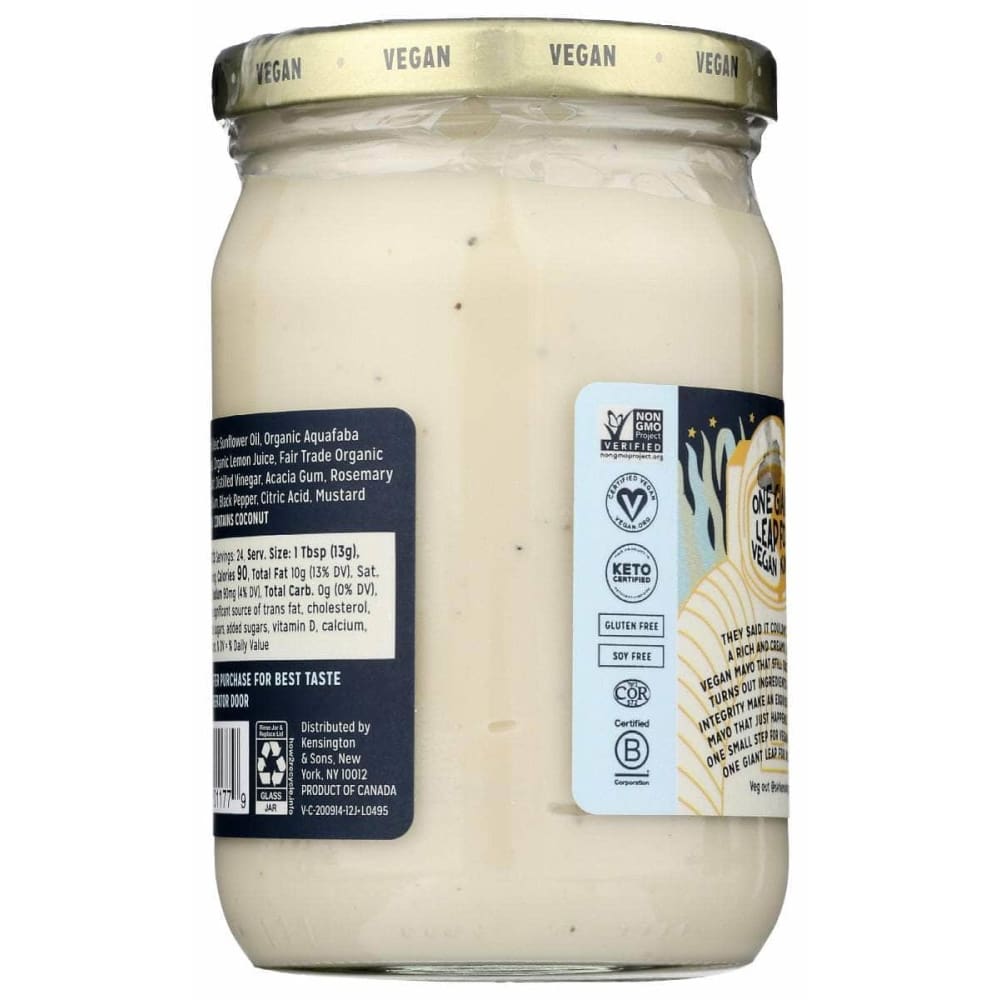 SIR KENSINGTONS Grocery > Pantry > Condiments SIR KENSINGTONS: Classic Vegan Mayo, 12 oz