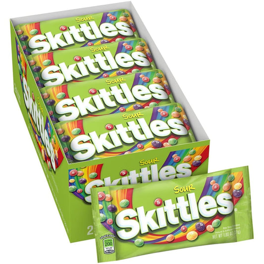 SKITTLES Shriekers Sour Fun Size Chewy Halloween Candy, 10.72oz