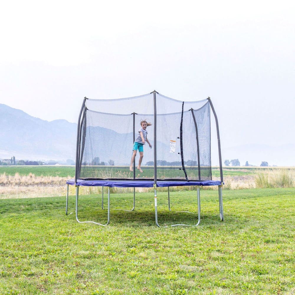 Skywalker Trampolines 12’ Round Trampoline with Enclosure - Blue - Home/Patio & Outdoor Living/Backyard Play/Trampolines/ - Unbranded