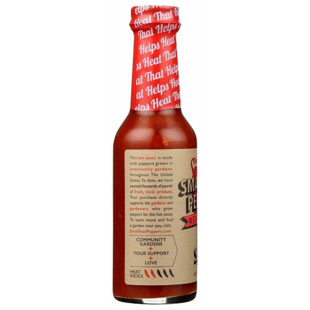 SMALL AXE PEPPERS Small Axe Peppers Sauce Hot Red Serrano, 5 Oz