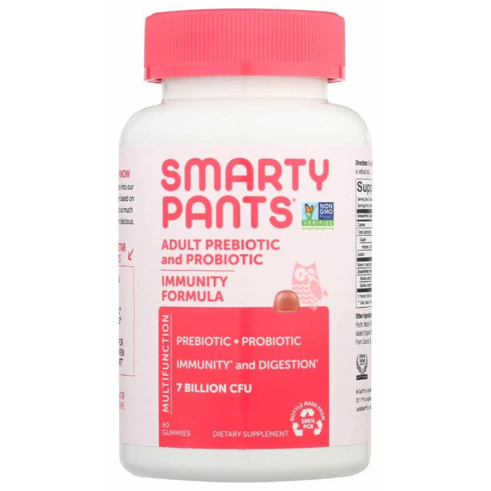 SMARTYPANTS Smartypants Prebiotic Probiotic Strwb, 60 Pc