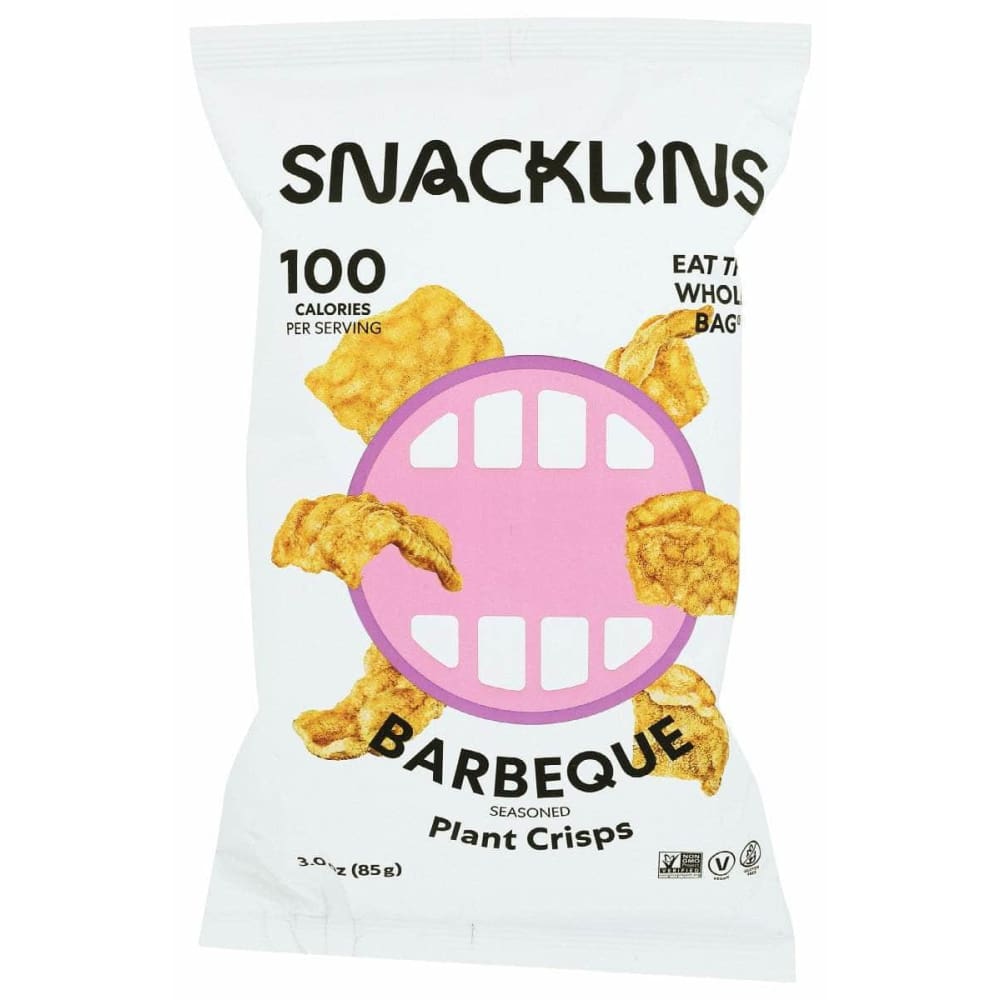 SNACKLINS Grocery > Snacks > Chips SNACKLINS Barbeque Seasoned Plant Crisps, 3 oz