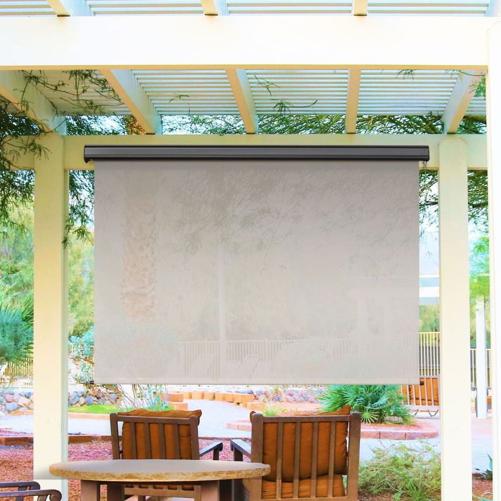 Sol Armor 7’ x 8’ Cordless Outdoor Sun Shade with Valance - Sol Armor