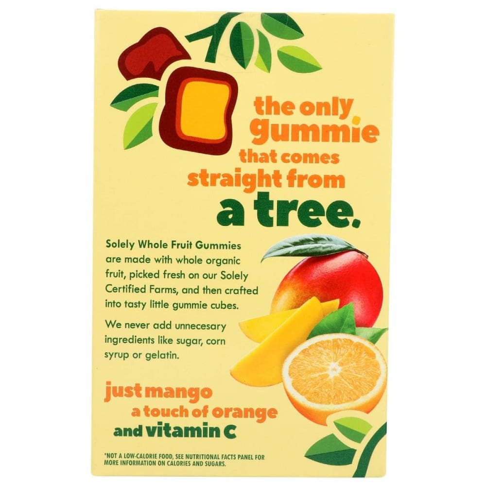 SOLELY Grocery > Chocolate, Desserts and Sweets > Candy SOLELY Fruit Gummies Mango Orng, 3.5 oz