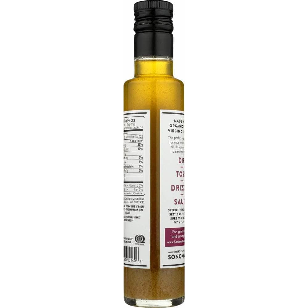 Sonoma Gourmet Sonoma Gourmet Oil Olive Extra Virgin Garlic Organic, 8.5 oz