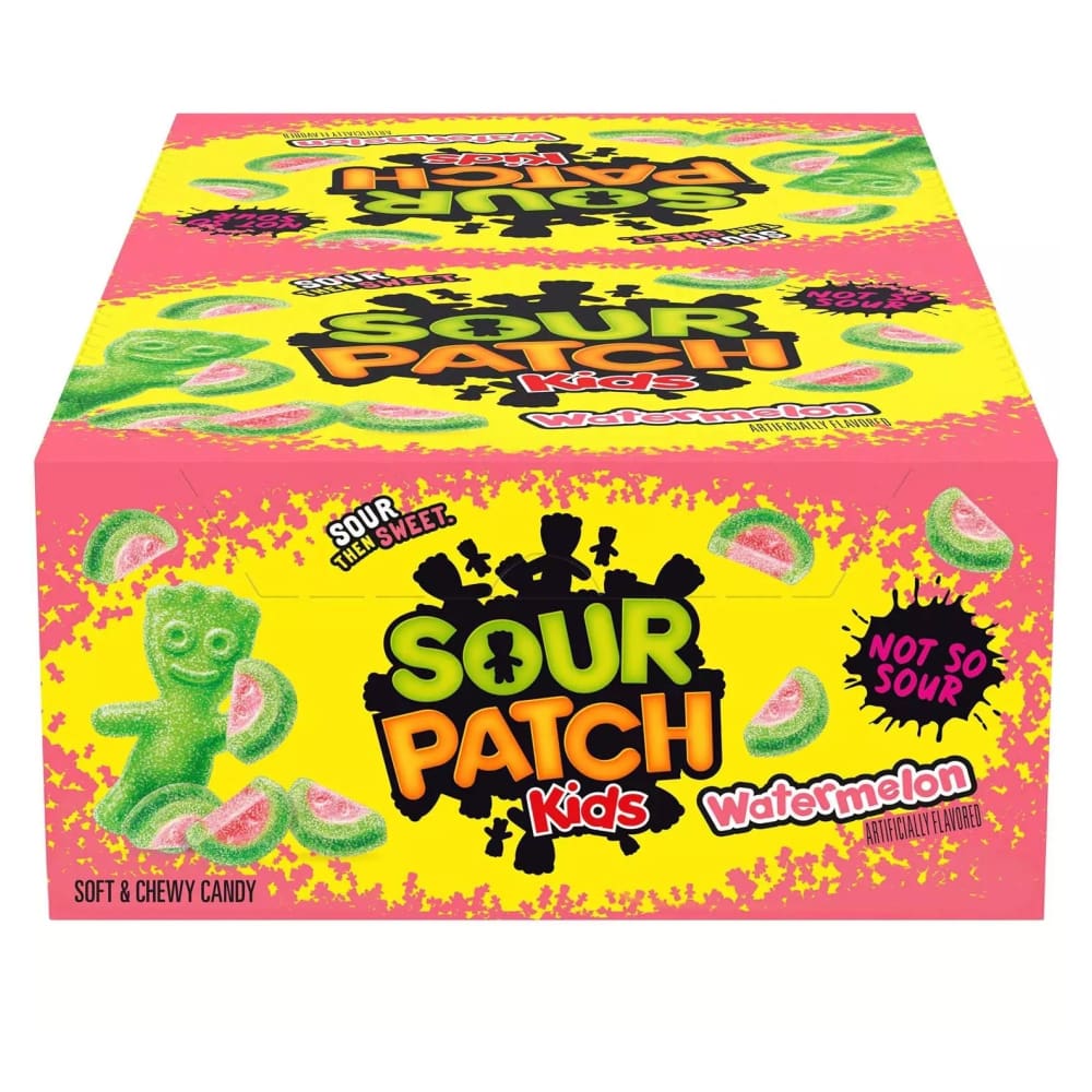 SOUR PATCH KIDS Watermelon Soft Chewy Candy (2 oz. 24 pk.) (BB 08/23) - Gummy Candy - Sour Patch