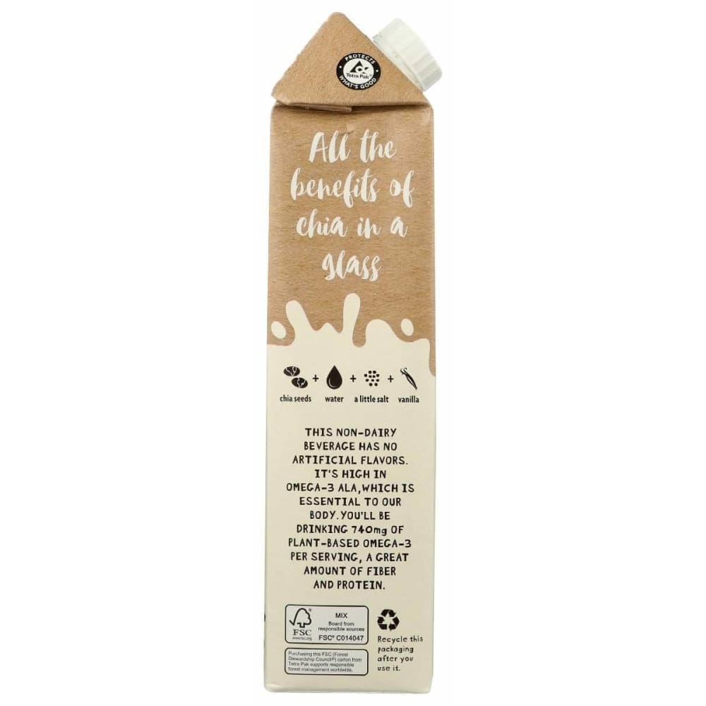 SOW Sow Milk Chia Unswtnd Vanilla, 32 Fo