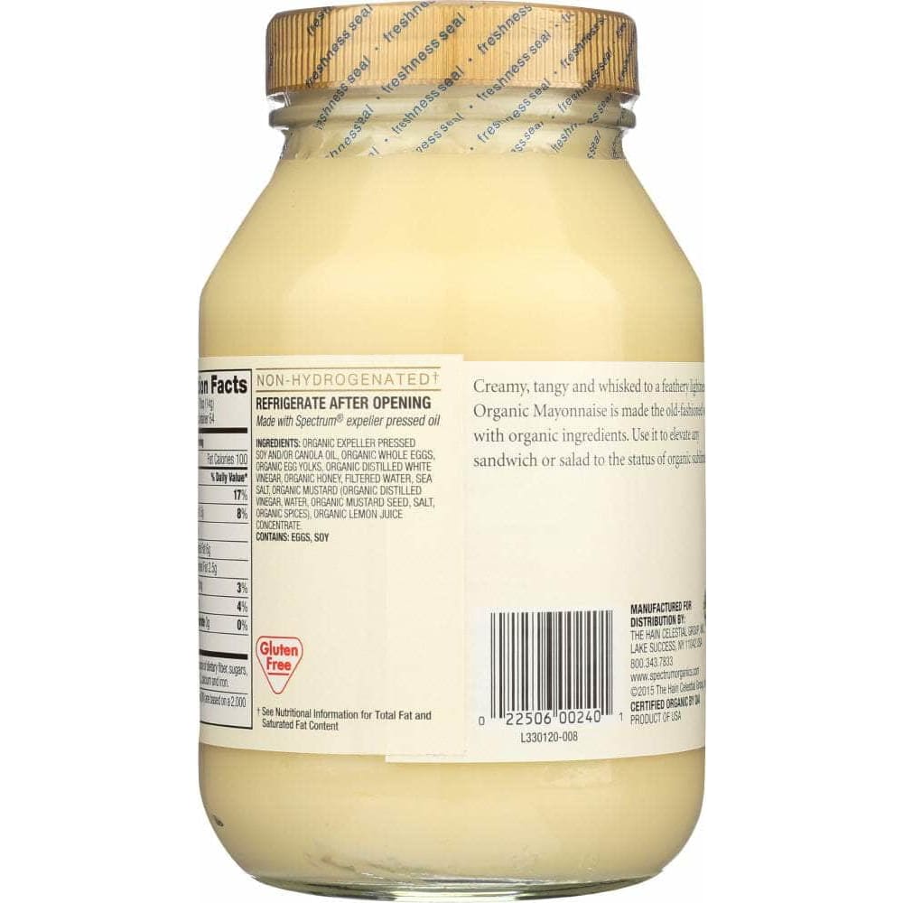 Spectrum Organic Products Spectrum Naturals Organic Mayonnaise, 32 oz