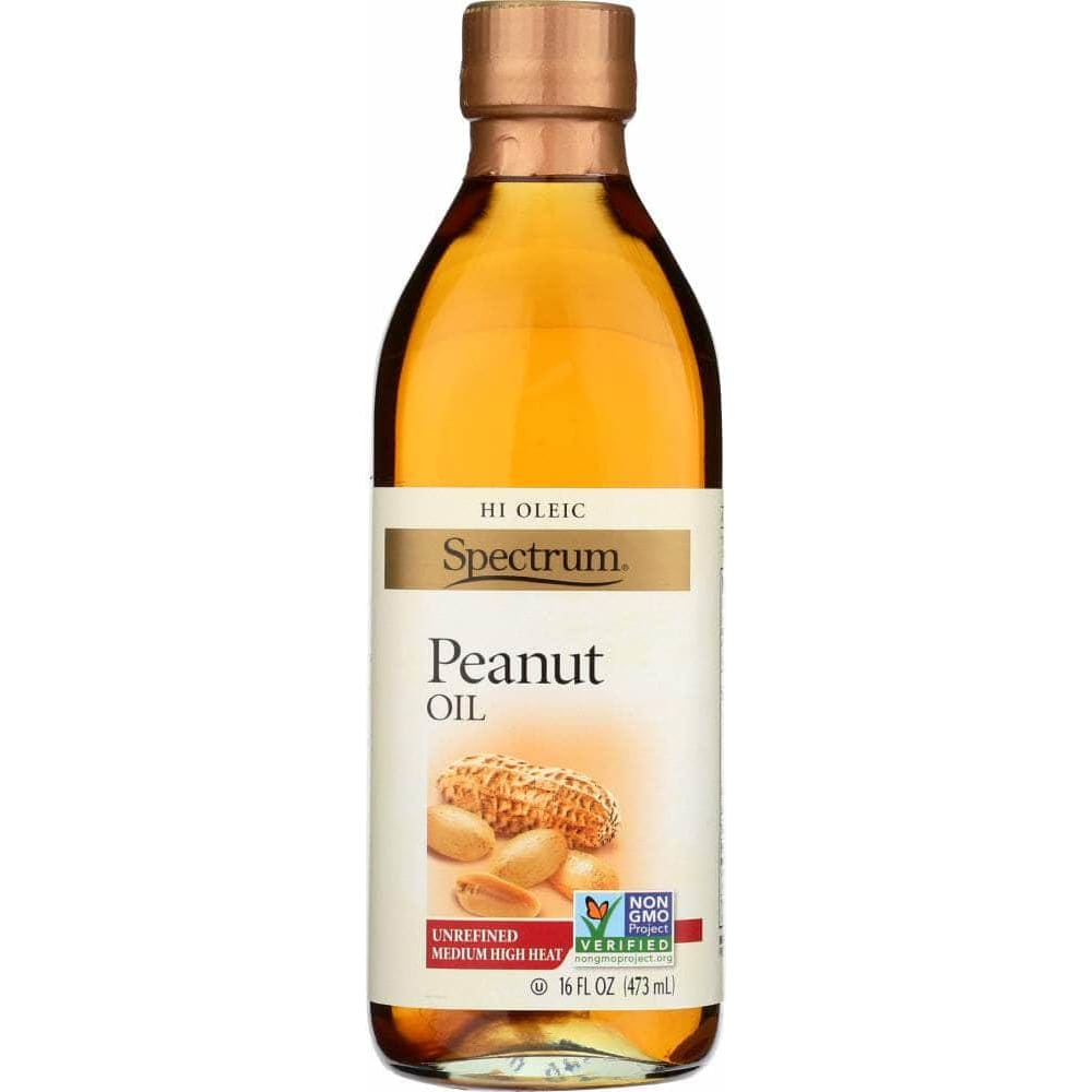 Spectrum Organic Products Spectrum Naturals Peanut Oil Unrefined, 16 oz