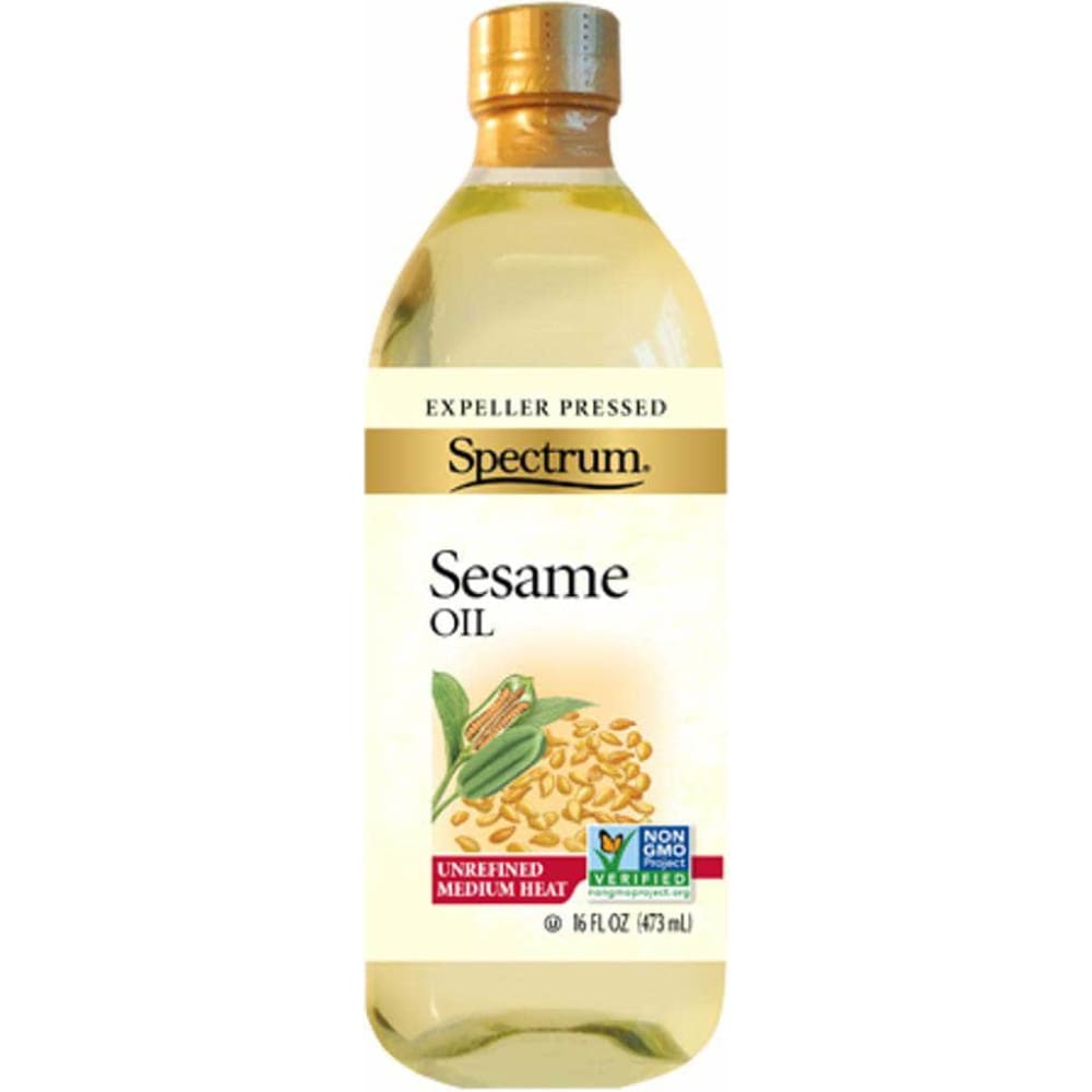 Spectrum Organic Products Spectrum Naturals Sesame Oil Unrefined, 16 oz