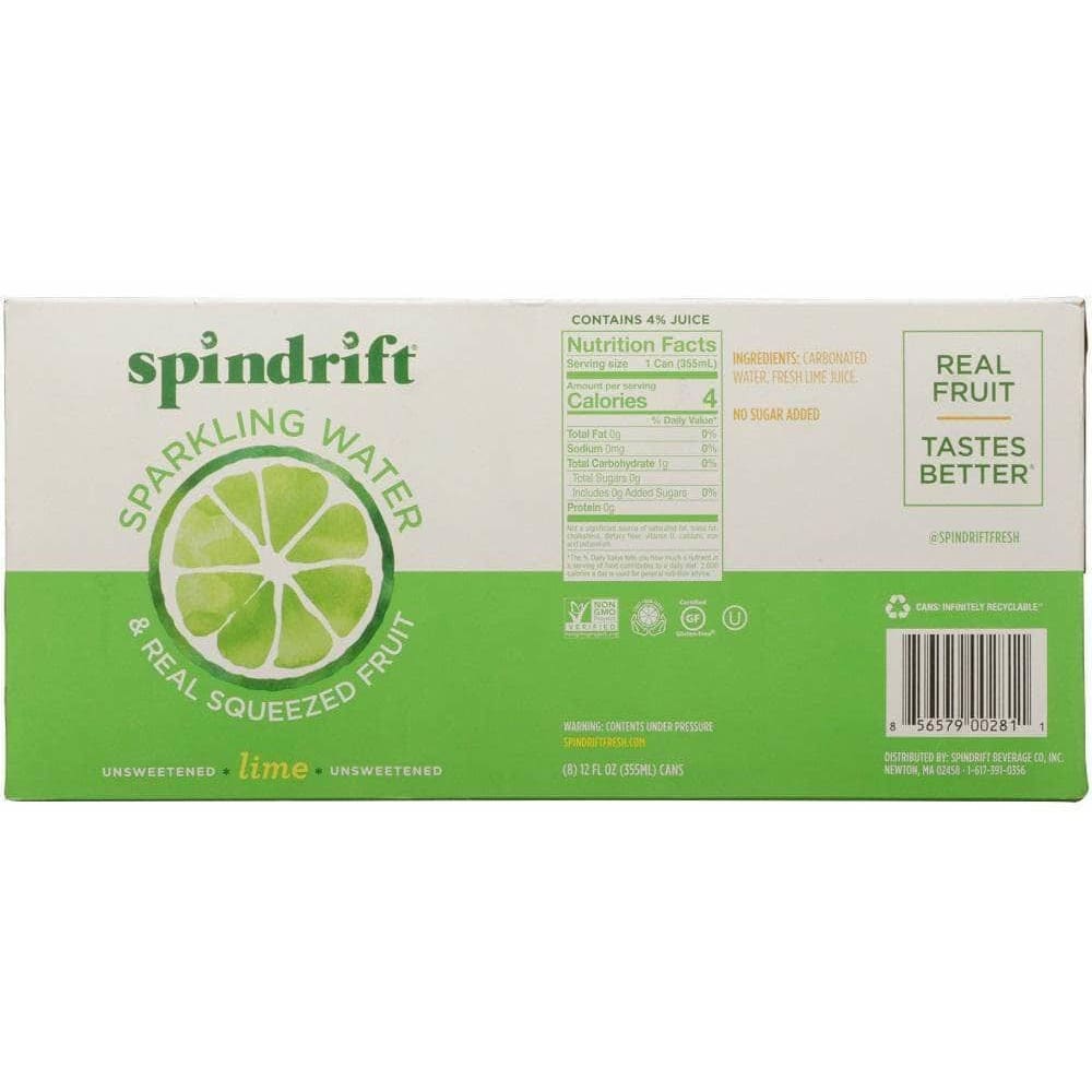 Spindrift Spindrift Lime Sparkling Water 8 Pack, 96 Fo