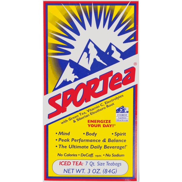 SPORTEA: Tea Iced Retail Box 3 oz - Grocery > Beverages > Coffee Tea & Hot Cocoa - SPORTEA