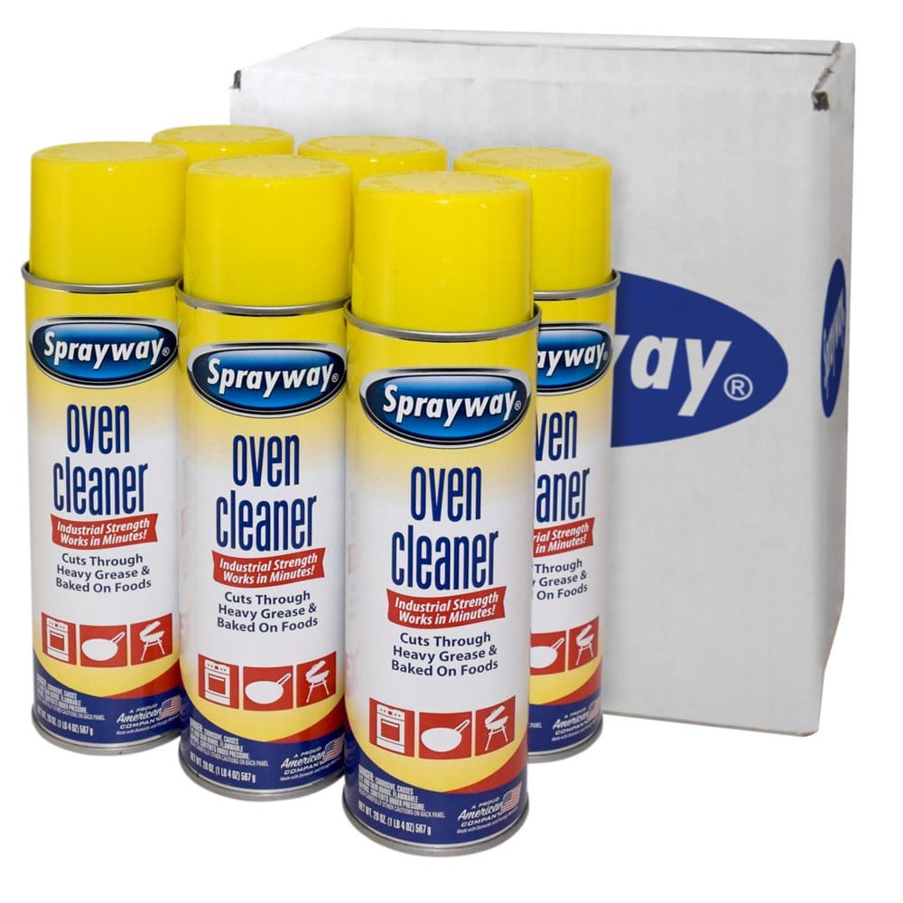 Sprayway Industrial Strength Oven Cleaner (20 oz. 6 pk.) - Cleaning Chemicals - Sprayway