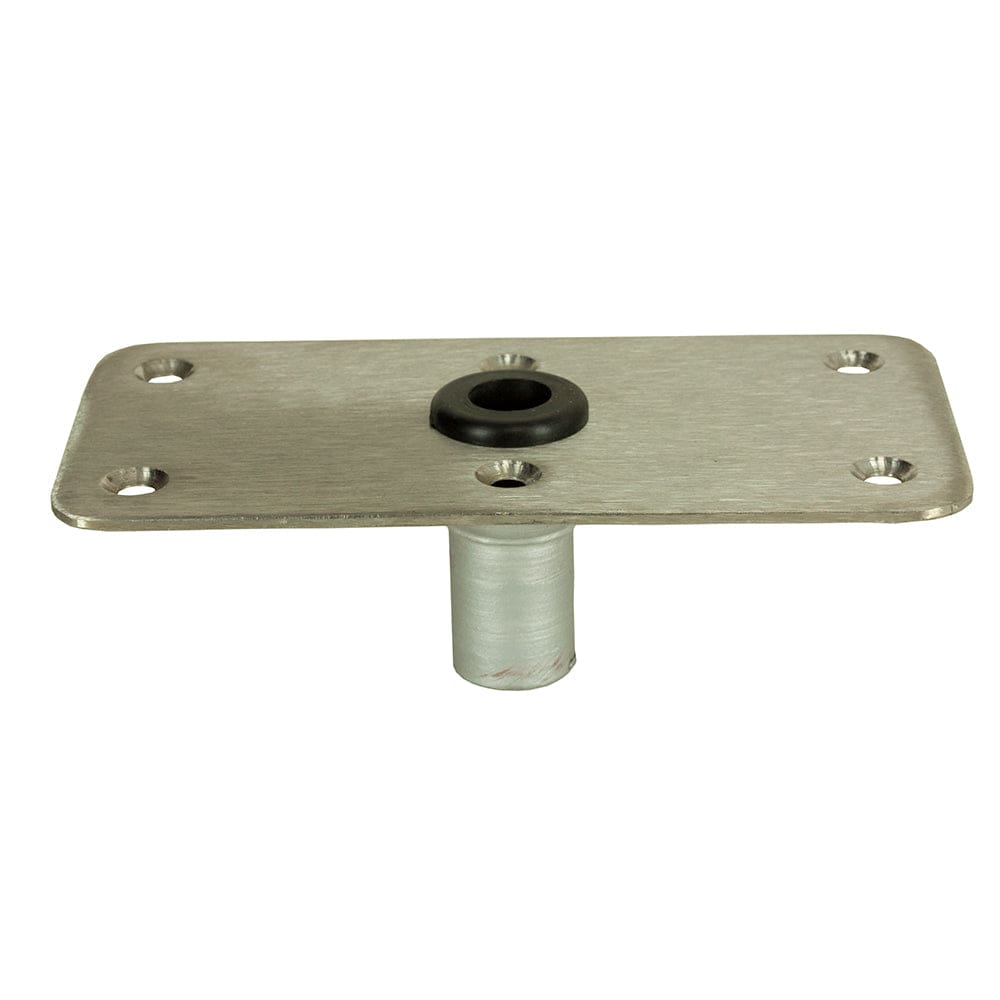 Springfield KingPin™ 4 x 8 - Stainless Steel - Rectangular Base (Standard) - Boat Outfitting | Seating - Springfield Marine