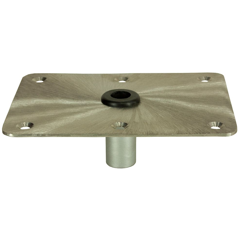 Springfield KingPin™ 6 x 8 - Stainless Steel - Rectangular Base (Standard) - Boat Outfitting | Seating - Springfield Marine