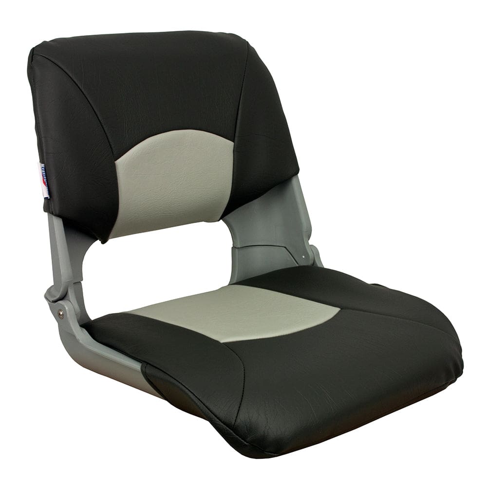 Springfield Skipper Standard Folding Seat - Grey/ Charcoal - Boat Outfitting | Seating - Springfield Marine