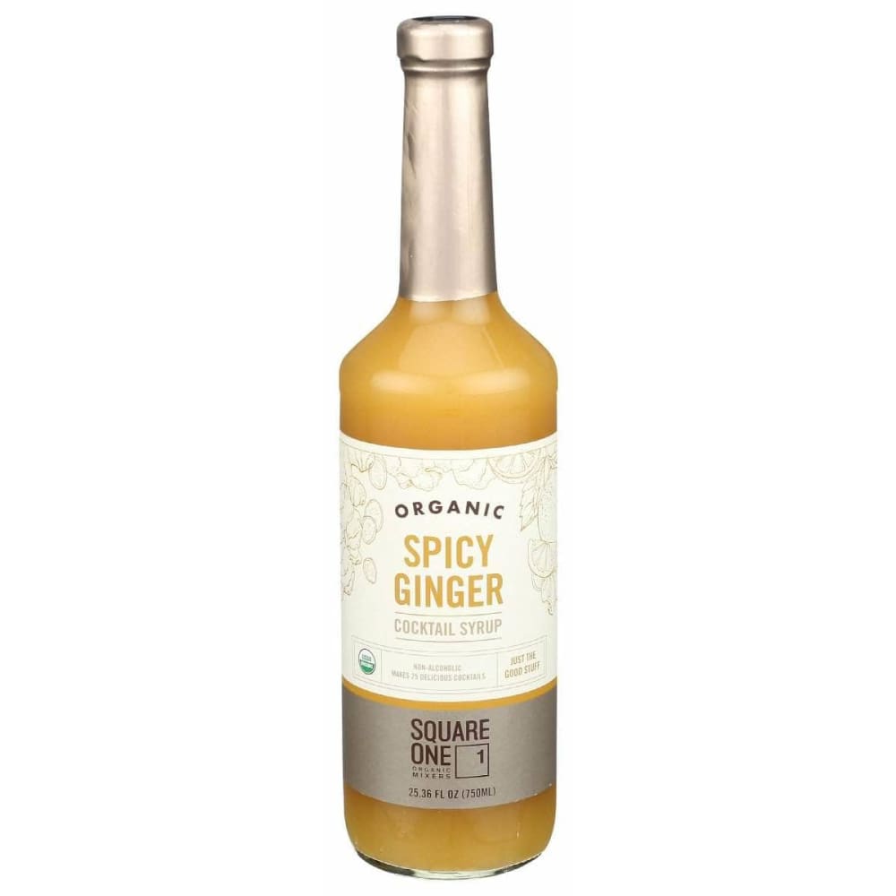 SQUARE ONE ORGANIC SPIRITS Square One Organic Spirits Spicy Ginger Syrup, 750 Ml