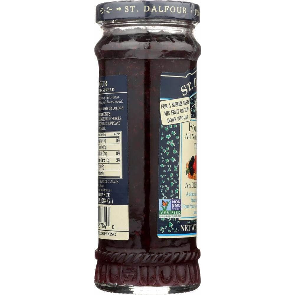 St Dalfour St Dalfour All Natural Fruit Spread Four Fruits, 10 oz