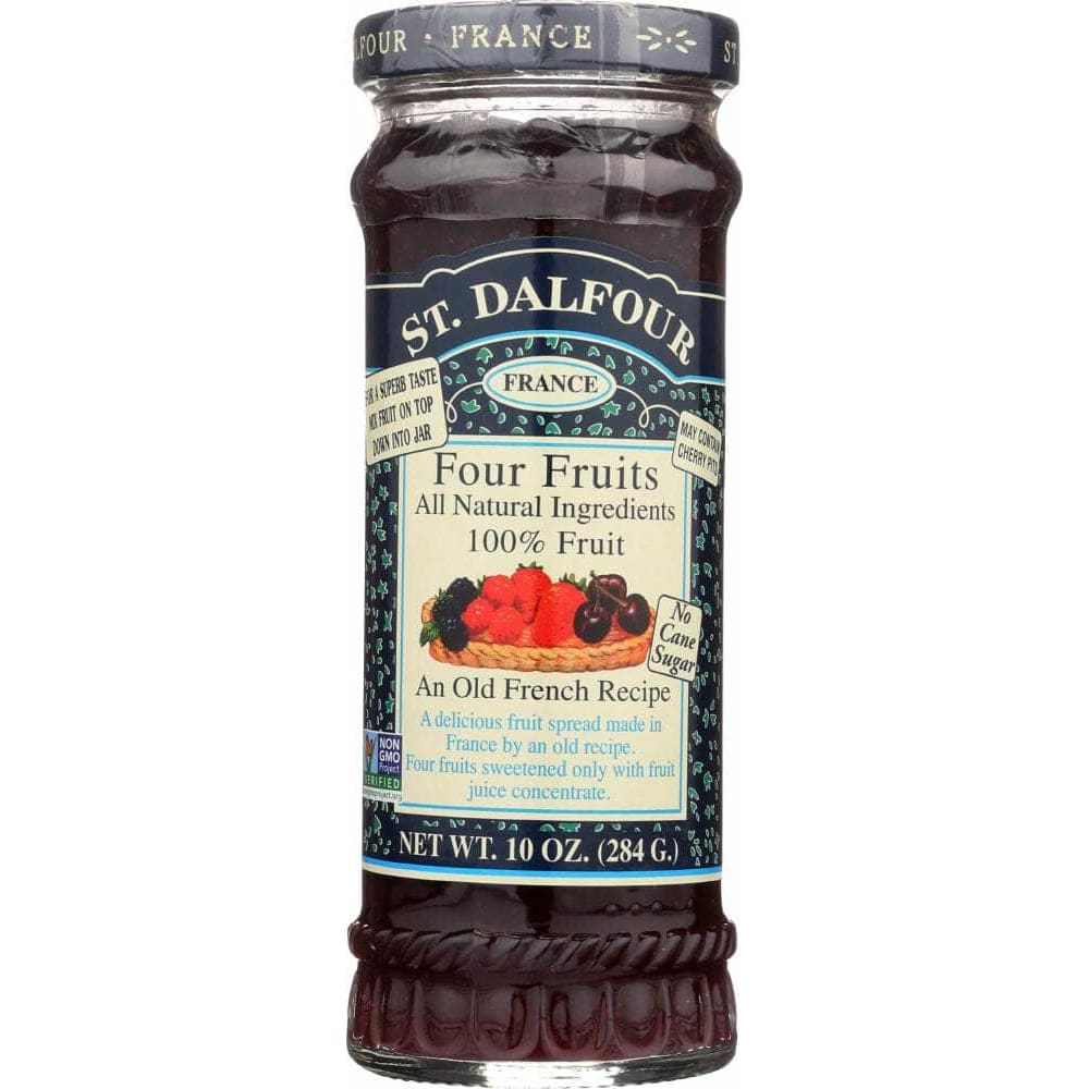 St Dalfour St Dalfour All Natural Fruit Spread Four Fruits, 10 oz