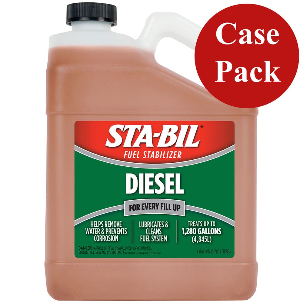 STA-BIL Diesel Formula Fuel Stabilizer & Performance Improver - 1 Gallon *Case of 4* - Automotive/RV | Cleaning,Boat Outfitting | Cleaning -