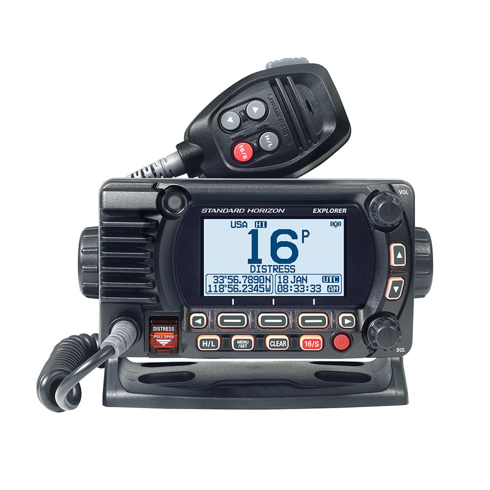 Standard Horizon GX1800G Fixed Mount VHF w/ GPS - Black - Communication | VHF - Fixed Mount - Standard Horizon