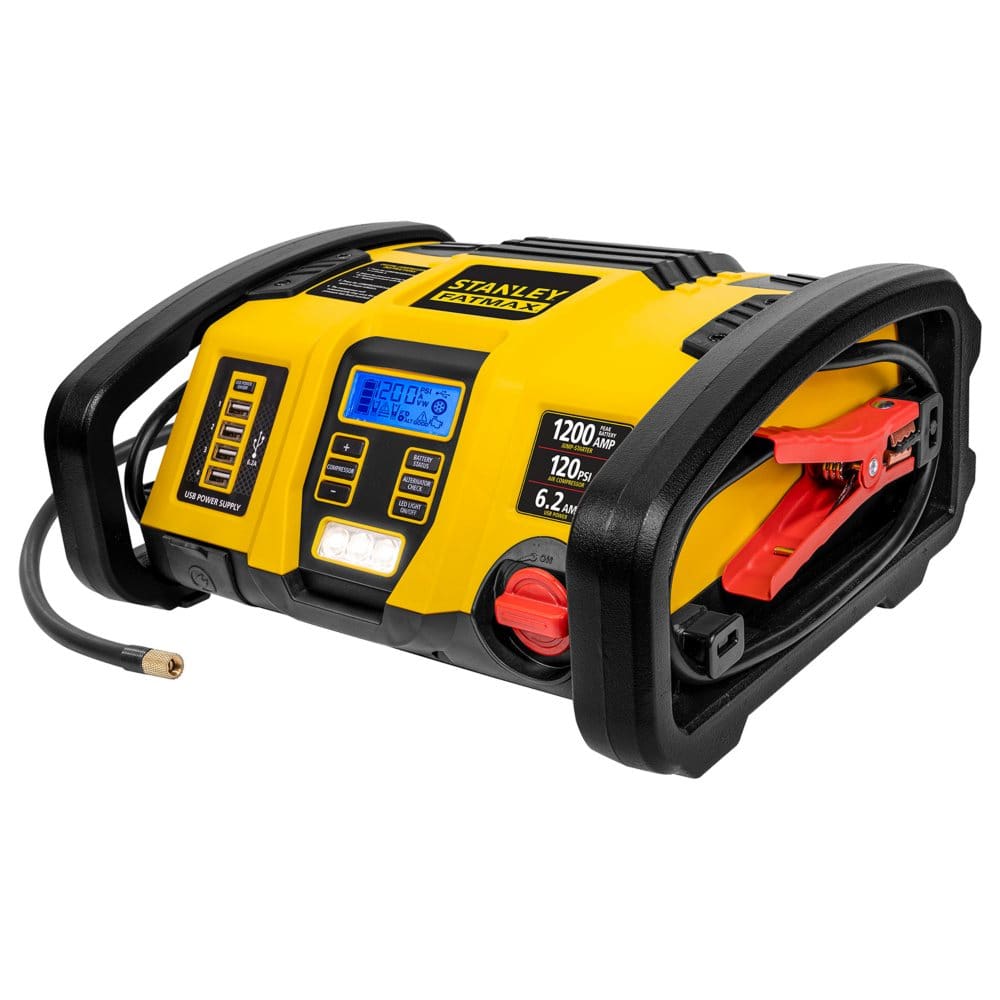 Stanley Fatmax Professional Power Station with 120 PSI Air Compressor - Power Inverters - Stanley