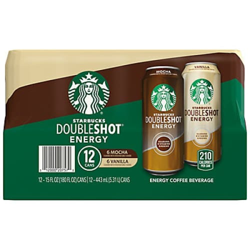 Starbucks Doubleshot Energy Coffee Beverage Variety Pack 12 pk./15 oz. - Home/Grocery/Beverages/Sports & Energy Drinks/ - Starbucks