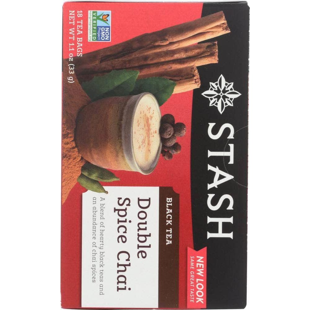 Stash Stash Tea Black Tea Double Spice Chai 18 tea bags, 1.1 oz