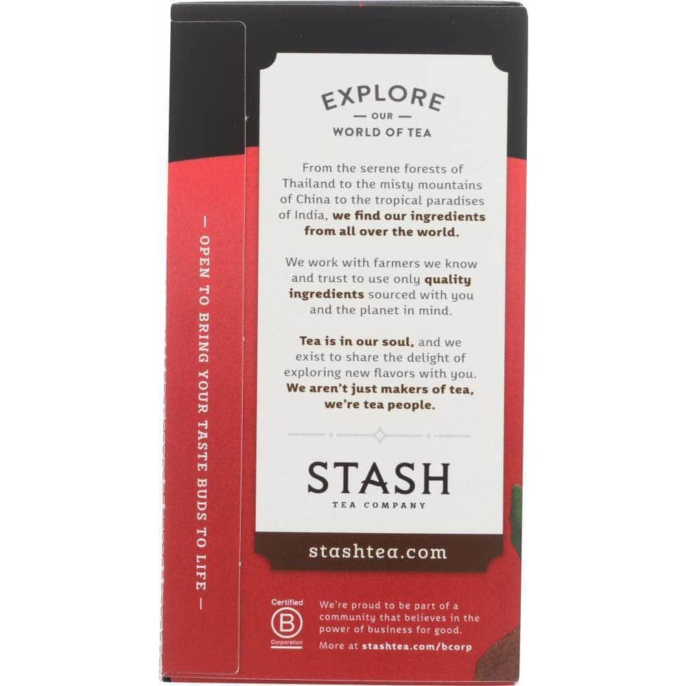 Stash Stash Tea Black Tea Double Spice Chai 18 tea bags, 1.1 oz