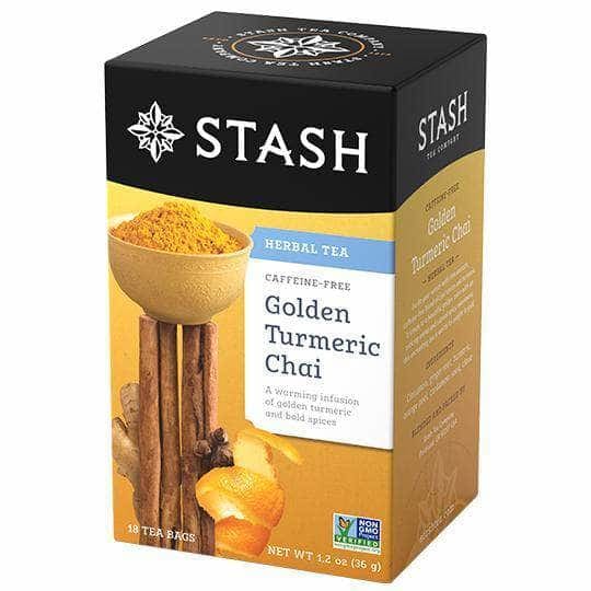 STASH TEA Stash Tea Tea Chai Gold Turmeric, 18 Bg