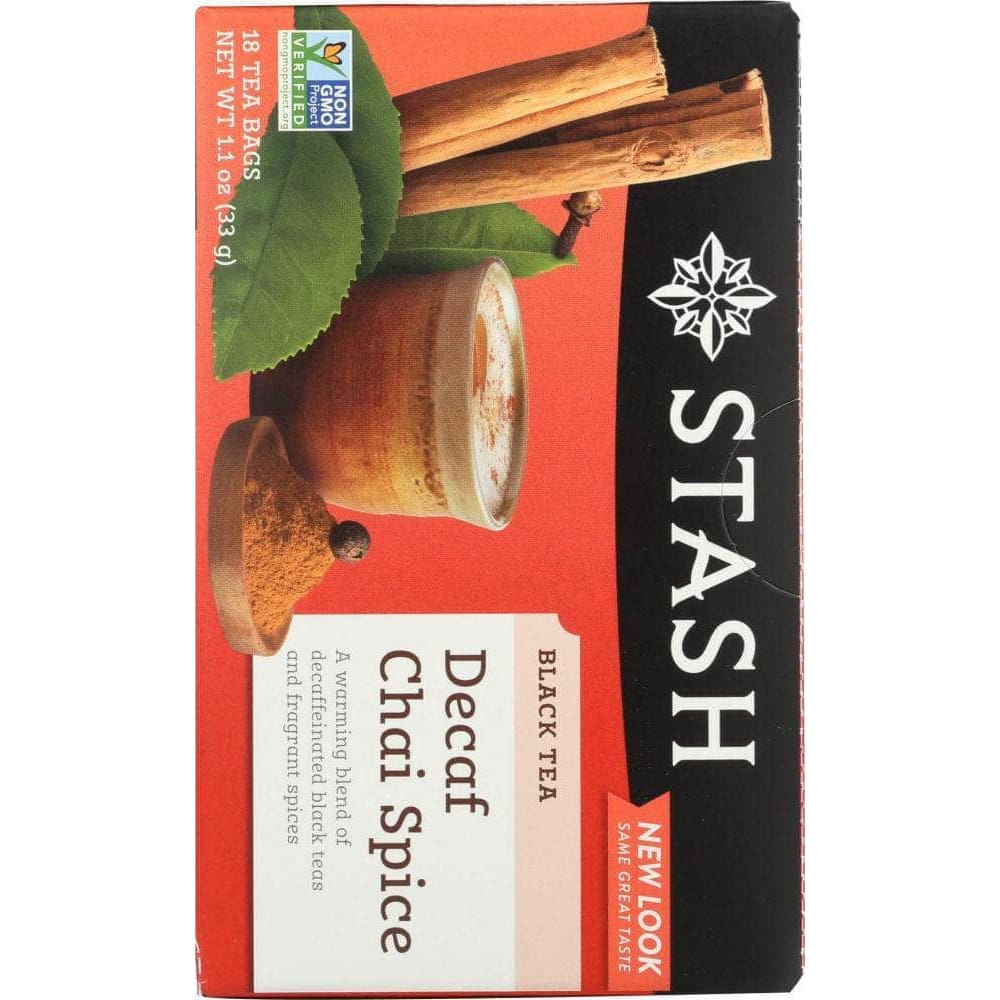 Stash Stash Tea Decaf Tea Chai Spice 18 Tea Bags, 1.1 oz