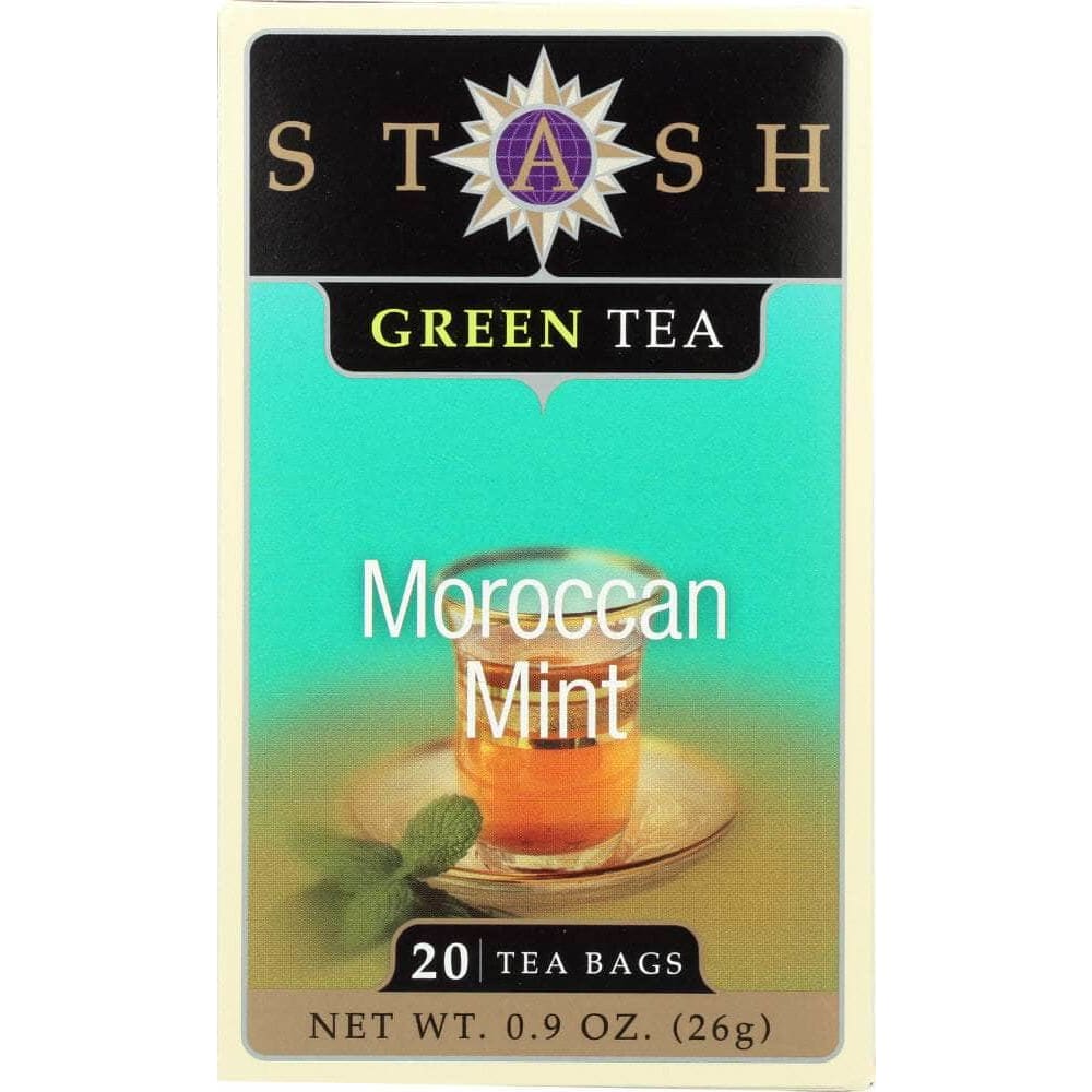 Stash Stash Tea Green Tea Moroccan Mint 20 Tea Bags, 0.9 oz