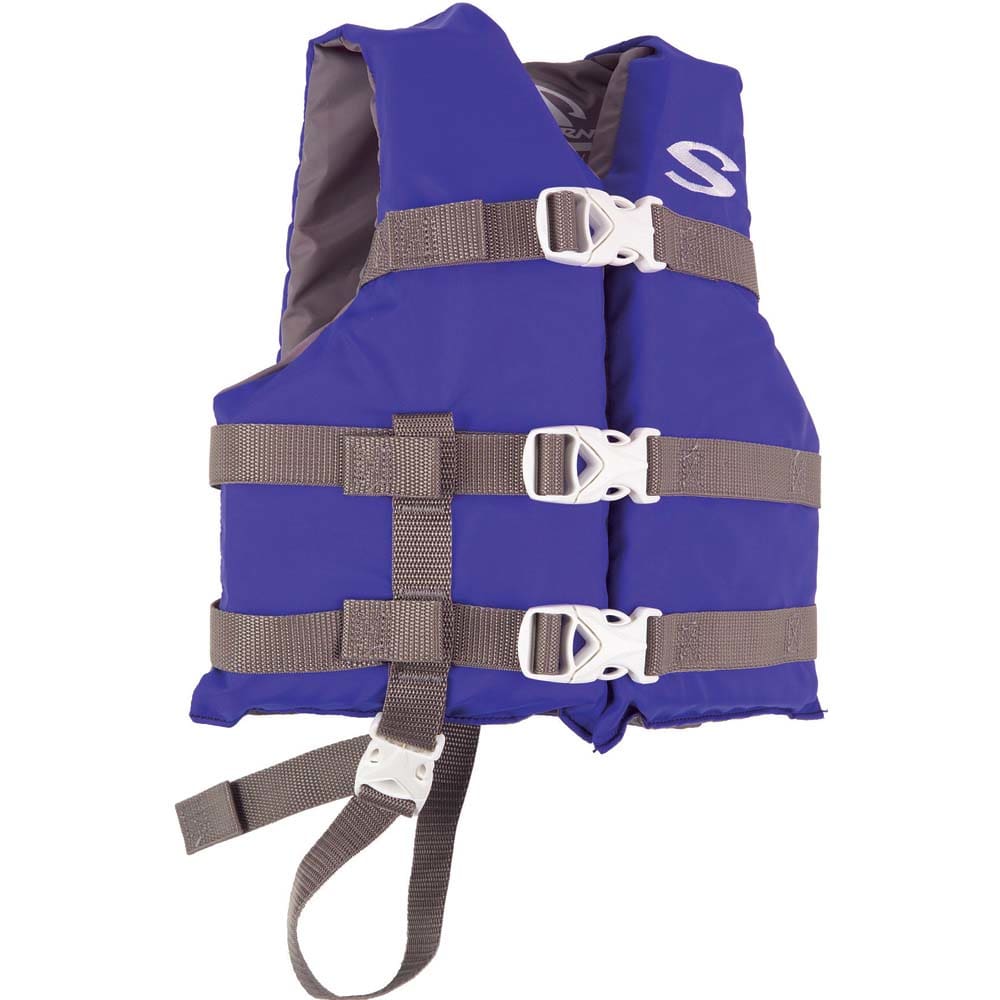 StearnsClassic Series Child Life Jacket - 30-50lbs - Blue/ Grey - Paddlesports | Life Vests,Marine Safety | Personal Flotation Devices -