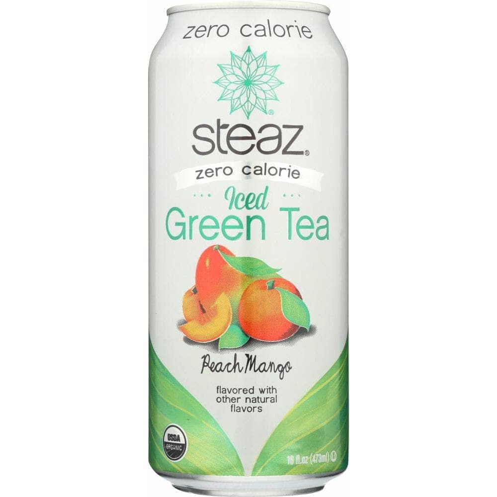 Steaz Steaz Zero Calorie Peach Mango Iced Tea, 16 fo