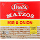 Streits Streits Egg & Onion Matzo, 11 oz