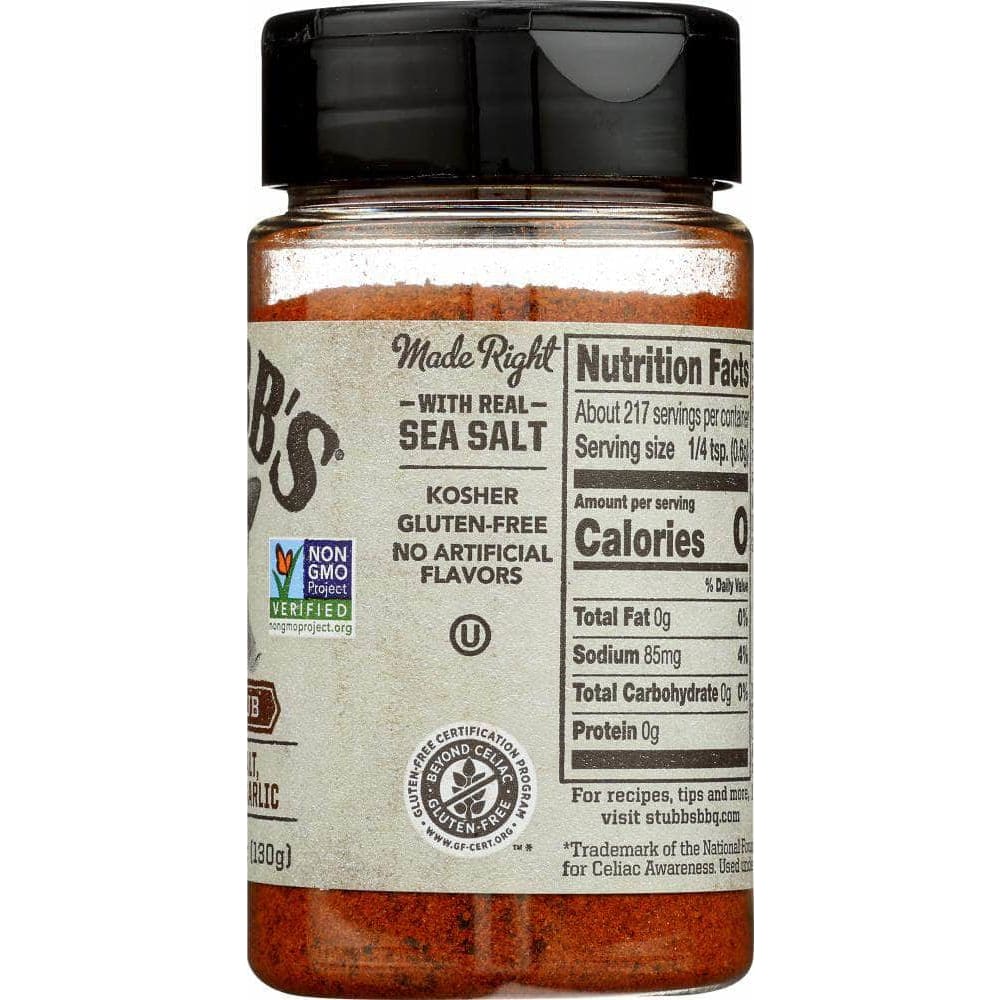 Stubbs Stubbs Bbq Rub, 4.62 oz