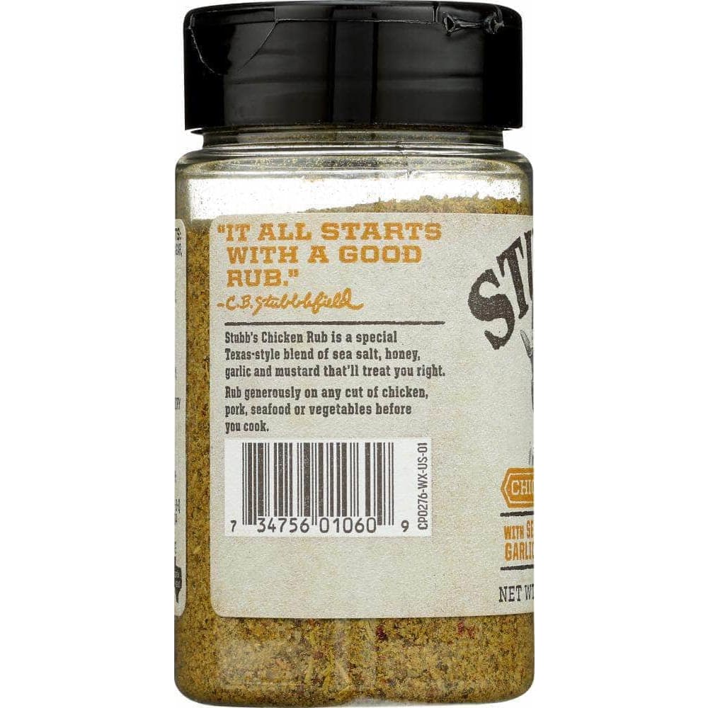 Stubbs Stubbs Chicken Rub, 5.04 oz