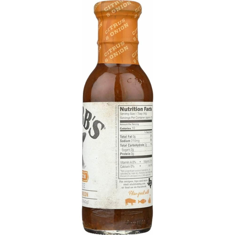 STUBBS Stubbs Citrus And Onion Chicken Marinade, 12 Oz